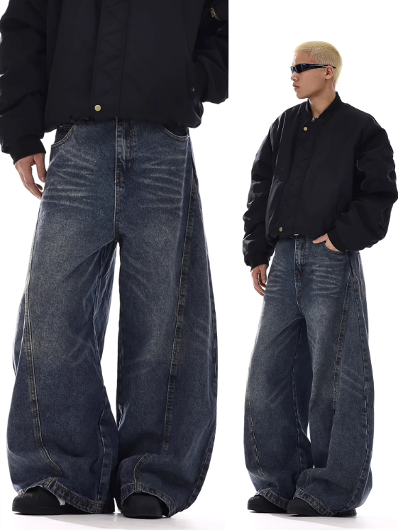 "OLD SCHOOL" BAGGY JEANS