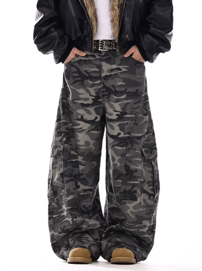 "DARK NIGHT" BAGGY JEANS